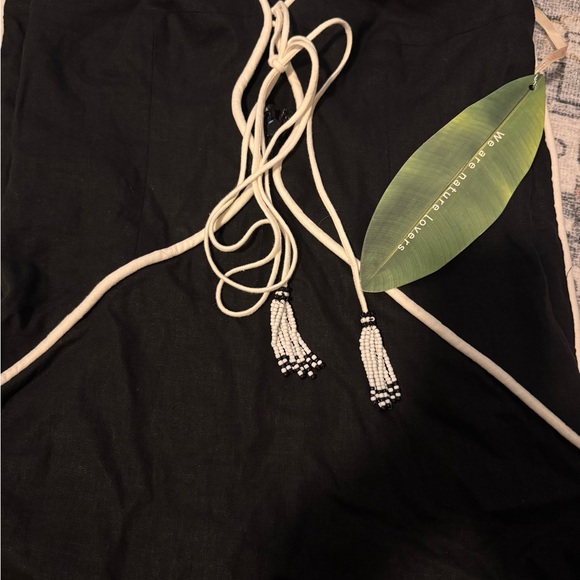 FARM Rio Black and White Strapless Dress - Picture 3 of 5